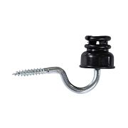 Drážkový izolátor s vrutem M6 pro elektrický ohradník