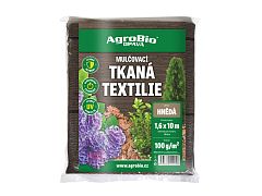 Hnědá tkaná textilie 100 g/m2 - 1,6x10m