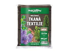 Hnědá tkaná textilie 100 g/m2 - 1,6x5m