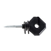 Hranatý izolátor pro elektrický ohradník, pro lanka, lana a dráty - 25 ks