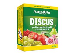 Postřik proti padlí, skvrnitosti a strupovitosti jabloní, hrušní a dalších rostlin Discus 3 × 20 g