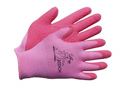 Rukavice dětské LOLLI POP růžové 1 pár velikost 4
