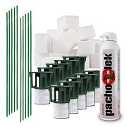 Sada pachový ohradník kolem silnic a dálnic – adaptér s nosičem pachového ohradníku 80 ks + sklolaminátový sloupek 80 ks