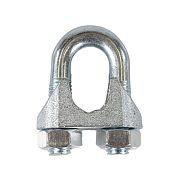 U spojka na lana do 10 mm, pozinkovaná - 5 ks