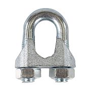 U spojka na lana do 14 mm, pozinkovaná - 5 ks