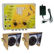 Ultrazvukový plašič ptáků OdP se dvěma reproduktory s kryty